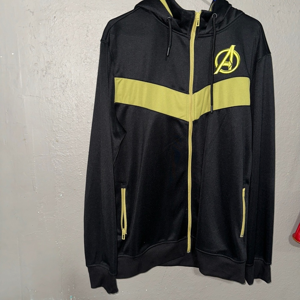 Marble Avengers Hooded Zip Jacket